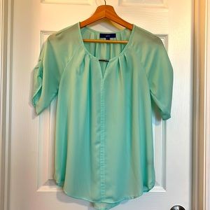 S Mint green dress shirt Apt 9